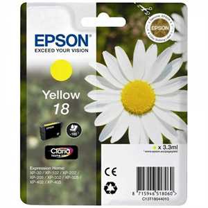 EPSON Ink-Jet Giallo N.18L *T180440* XP-402/405/305