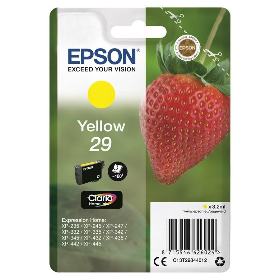 EPSON Ink-Jet Giallo T2984 *T29844012* N.29 XP235/332/335/432/435