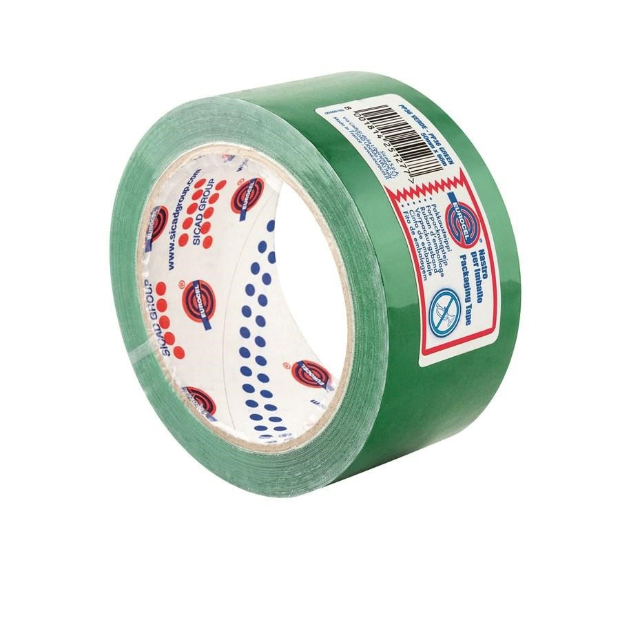 NASTRO IMBALLO PP mm50x66mt VERDE