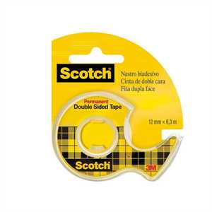 NASTRO BIADESIVO 12x6,3 CON DISPENSER SCOTCH 3M