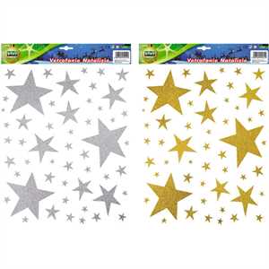 VETROFANIE STELLE GRANDI NATALE